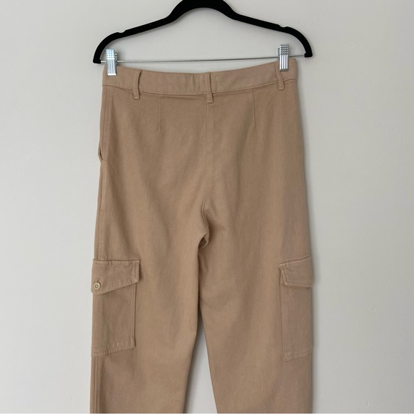 Aritzia Wilfred Free Modern Cargo Pant in Tan size 4 High Waisted Utility - Picture 6 of 9